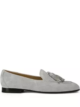 Замшевые мокасины Doucal's, серый