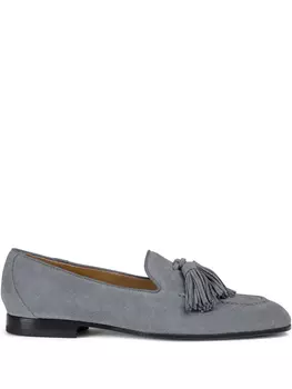 Замшевые мокасины Doucal's, серый