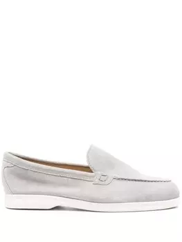 Замшевые мокасины Doucal's slip-on, серый