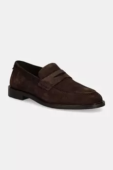 Замшевые мокасины Gant Lozham, коричневый