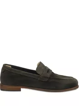Замшевые мокасины Gant, зеленый