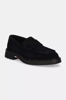 Замшевые мокасины HILFIGER COMFORT LWT SDE LOAFER Tommy Hilfiger, темно-синий