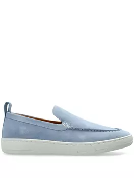 Замшевые мокасины Lanvin, синий