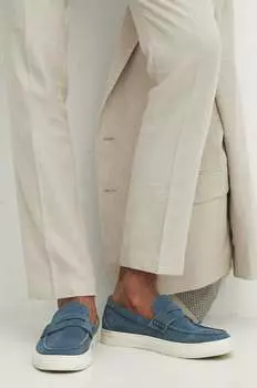 Замшевые мокасины Medicine, синий