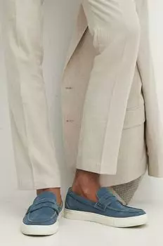 Замшевые мокасины Medicine, синий