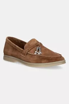 Замшевые мокасины Portland Steve Madden, коричневый
