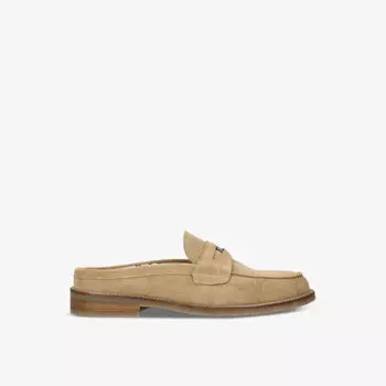 Замшевые мокасины Represent x duke & dexter barley с отделкой в виде монеты без задника Represent, бежевый