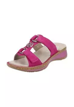 Замшевые мюли ara, розовый