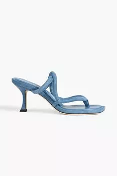 Замшевые мюли Cape 70 JIMMY CHOO, синий