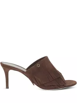 Замшевые мюли Gianvito Rossi, коричневый