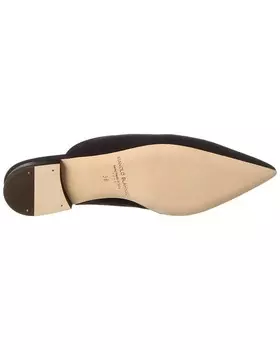 Замшевые мюли Manolo Blahnik Wilfa, черный