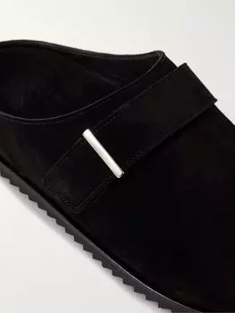 Замшевые мюли MR P., черный