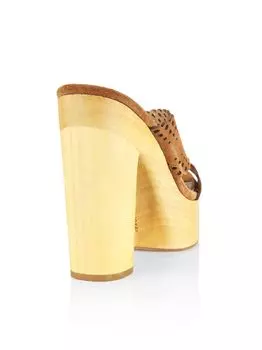 Замшевые мюли на платформе Gaynor Veronica Beard