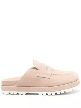 Замшевые мюли Peserico, нейтральный