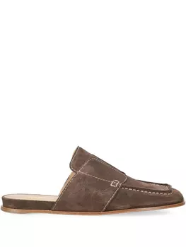 Замшевые мюли Premiata, коричневый