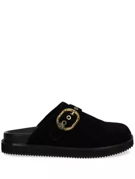 Замшевые мюли с пряжками Kurt Geiger London, черный