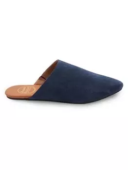 Замшевые мюли Tiana с острым носком Andre Assous, темно-синий