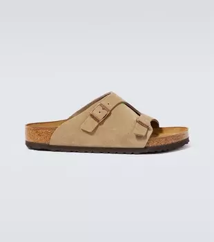 Замшевые мюли zrich Birkenstock, бежевый
