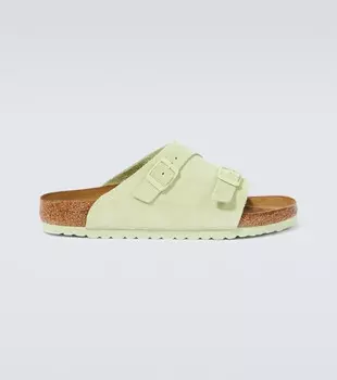 Замшевые мюли zrich Birkenstock, зеленый