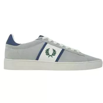 Замшевые мужские серые кроссовки Spencer Fred Perry, серый