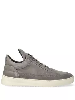 Замшевые низкие кеды Filling Pieces, серый
