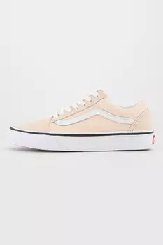 Замшевые парусиновые кроссовки Old Skool Vans, белый