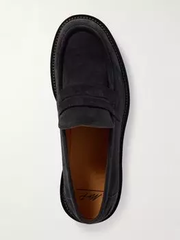 Замшевые пенни-лоферы Jacques MR P., черный