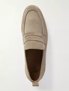 Замшевые пенни-лоферы Leo MR P., экрю