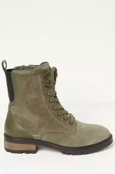 Замшевые походные ботильоны FatFace Margot Fat Face, зеленый