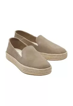 Замшевые полуботинки TOMS, цвет Natural