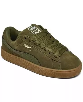 Замшевые повседневные кроссовки Big Kids Skate XL от Finish Line Puma, зеленый