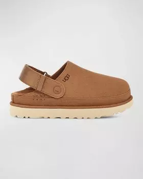 Замшевые сабо Goldenstar с пяткой на пятке UGG, цвет Chestnut