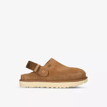 Замшевые сабо goldenstar Ugg, коричневый
