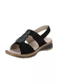 Замшевые сандалии Ara, черный