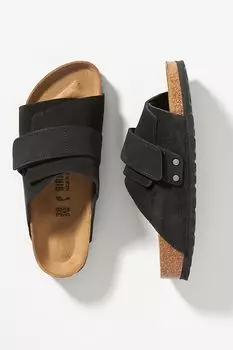 Замшевые сандалии Birkenstock Kyoto, черный