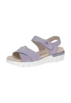 Замшевые сандалии Caprice, лавандовый