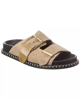 Замшевые сандалии Chlo Rebecca, серый