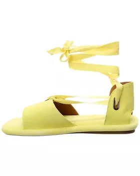 Замшевые сандалии Clergerie Euginia, желтый