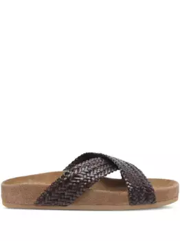 Замшевые сандалии DRAGON DIFFUSION, коричневый