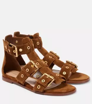 Замшевые сандалии Gianvito Rossi, Texas
