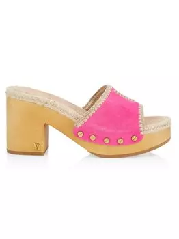 Замшевые сандалии Hannalee Veronica Beard, фуксия