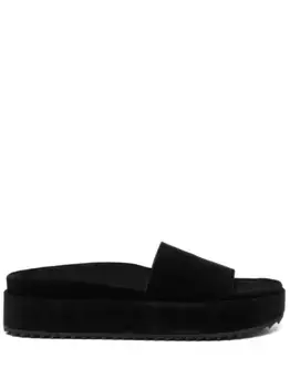 Замшевые сандалии James Perse, черный