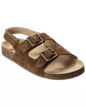 Замшевые сандалии Janie and Jack, коричневый