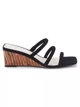 Замшевые сандалии Klique Sanctuary, черный