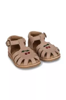 Замшевые сандалии Konges Sljd, роза