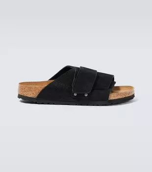 Замшевые сандалии Kyoto Birkenstock, черный