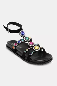 Замшевые сандалии Octavia Flexi Gladiator Kurt Geiger London, черный
