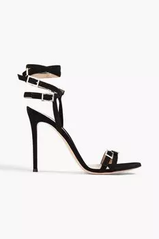 Замшевые сандалии Ricca GIANVITO ROSSI, черный