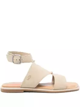 Замшевые сандалии с ремешком на щиколотке Delray R 2.400 UGG, нейтральный