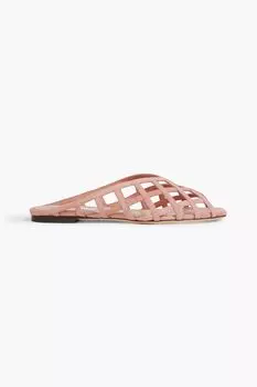 Замшевые сандалии Sai Flat JIMMY CHOO, античная роза